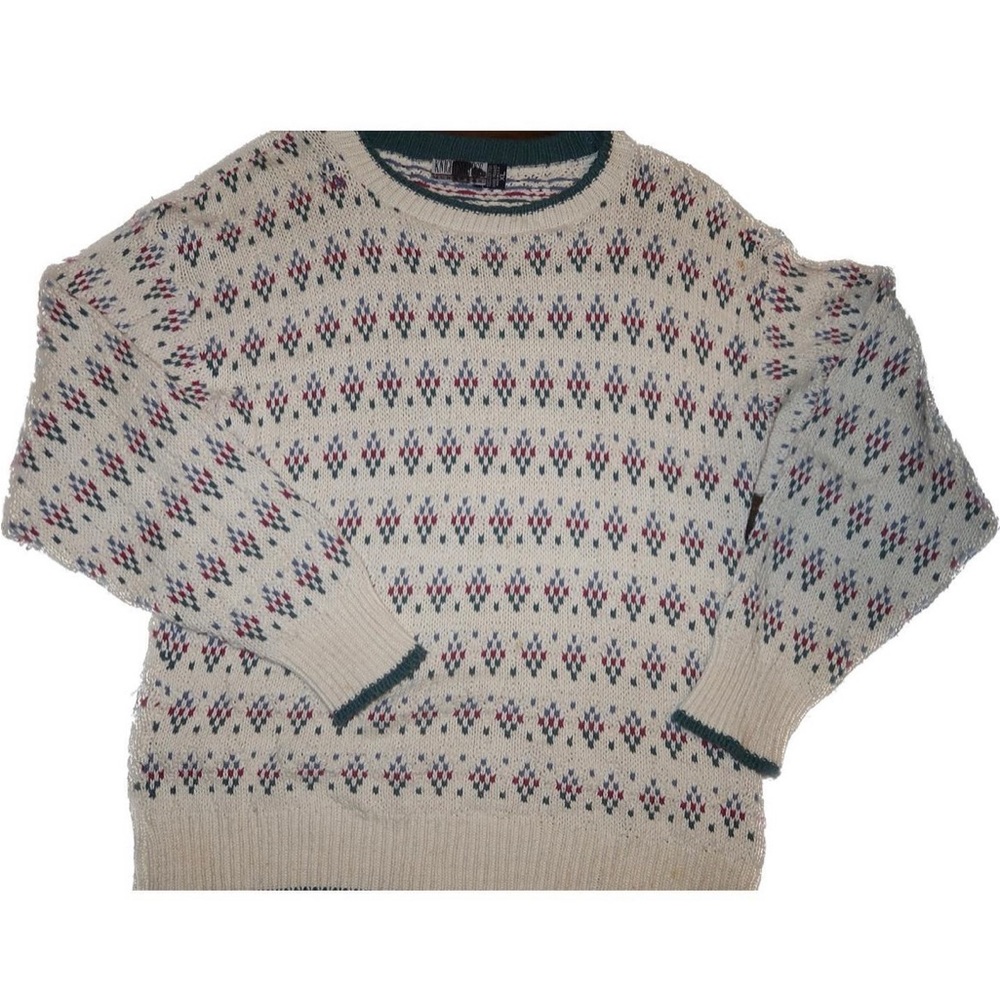 Vintage Knit sweater with print